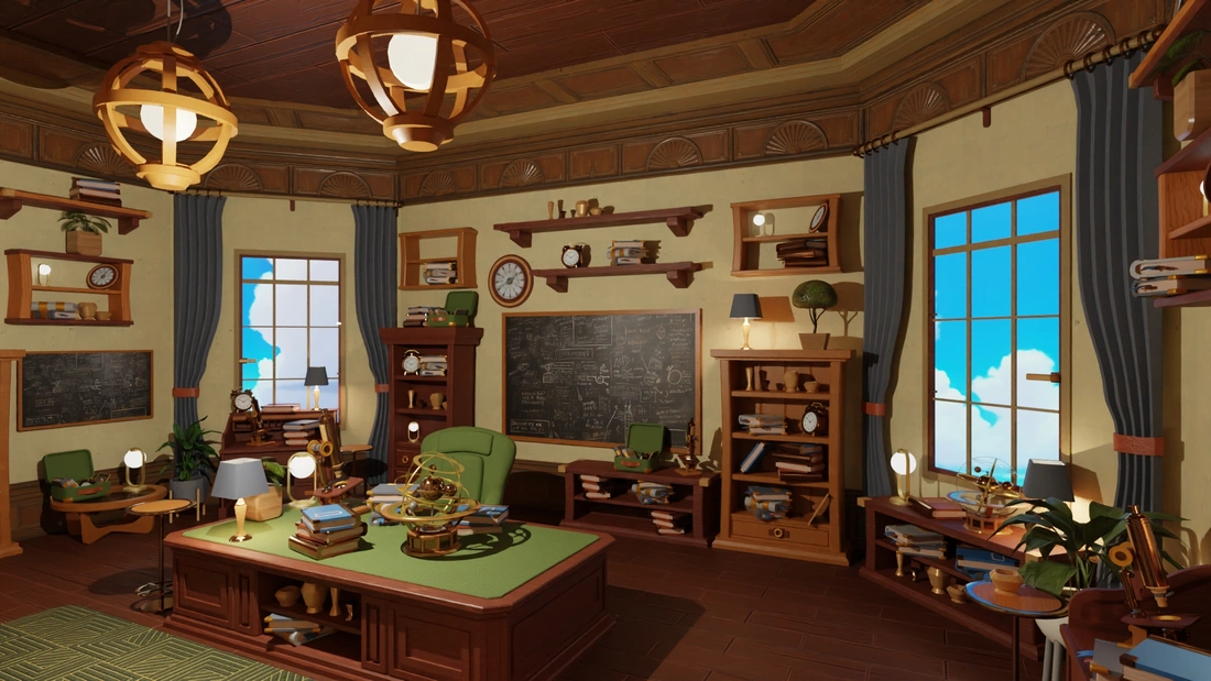Curiosity Cabinet — explorer’s study