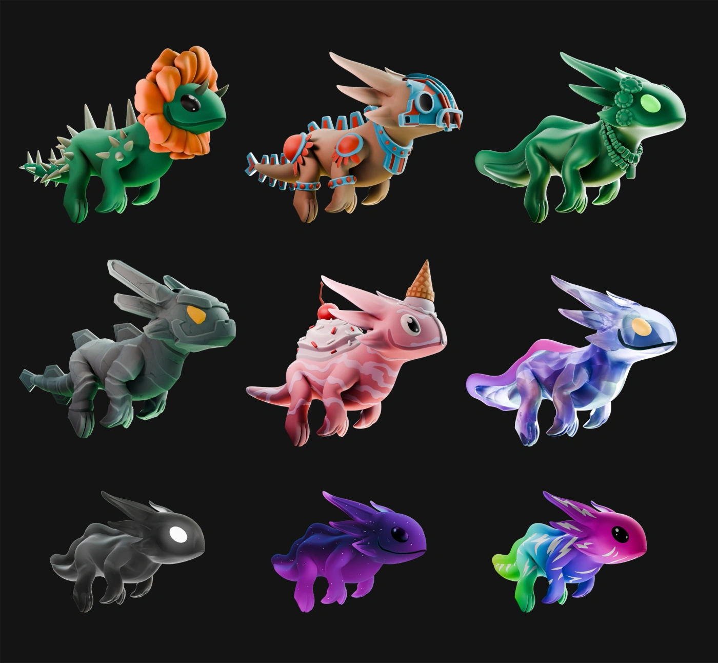 Stylized creature — Aztec armadillo